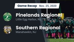 Recap: Pinelands Regional  vs. Southern Regional  2020