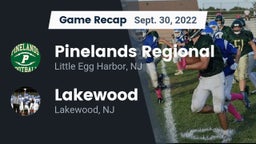 Recap: Pinelands Regional  vs. Lakewood  2022