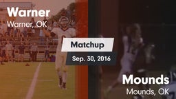 Matchup: Warner vs. Mounds  2016