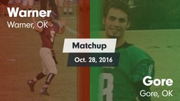 Matchup: Warner vs. Gore  2016