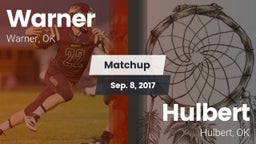 Matchup: Warner vs. Hulbert  2017