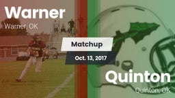 Matchup: Warner vs. Quinton  2017
