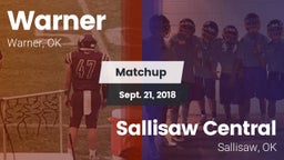 Matchup: Warner vs. Sallisaw Central  2018