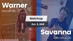 Matchup: Warner vs. Savanna  2018