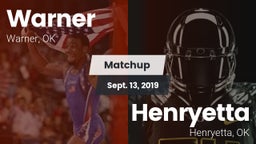 Matchup: Warner vs. Henryetta  2019
