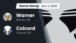 Recap: Warner  vs. Colcord  2020