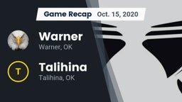 Recap: Warner  vs. Talihina  2020