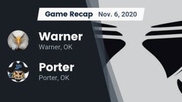 Recap: Warner  vs. Porter  2020