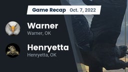 Recap: Warner  vs. Henryetta  2022