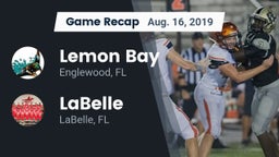 Recap: Lemon Bay  vs. LaBelle  2019