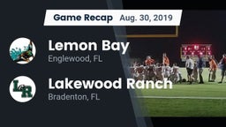 Recap: Lemon Bay  vs. Lakewood Ranch  2019