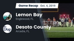 Recap: Lemon Bay  vs. Desoto County  2019