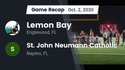 Recap: Lemon Bay  vs. St. John Neumann Catholic  2020