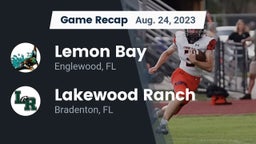 Recap: Lemon Bay  vs. Lakewood Ranch  2023