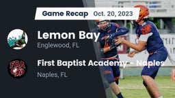 Recap: Lemon Bay  vs. First Baptist Academy - Naples 2023