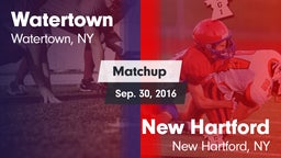 Matchup: Watertown vs. New Hartford  2016