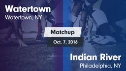 Matchup: Watertown vs. Indian River  2016