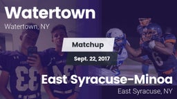Matchup: Watertown vs. East Syracuse-Minoa  2017
