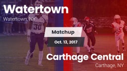 Matchup: Watertown vs. Carthage Central  2017