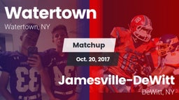 Matchup: Watertown vs. Jamesville-DeWitt  2017