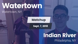 Matchup: Watertown vs. Indian River  2018