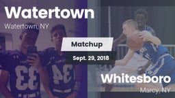 Matchup: Watertown vs. Whitesboro  2018