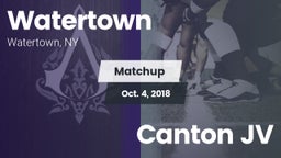 Matchup: Watertown vs. Canton JV 2018
