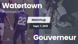 Matchup: Watertown vs. Gouverneur 2019