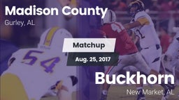 Matchup: Madison County vs. Buckhorn  2017