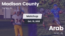 Matchup: Madison County vs. Arab  2018