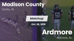 Matchup: Madison County vs. Ardmore  2018
