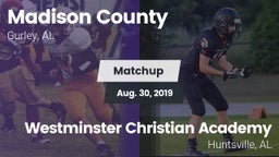 Matchup: Madison County vs. Westminster Christian Academy 2019