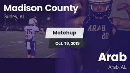 Matchup: Madison County vs. Arab  2019