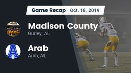 Recap: Madison County  vs. Arab  2019