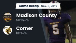 Recap: Madison County  vs. Corner  2019