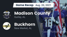 Recap: Madison County  vs. Buckhorn  2021