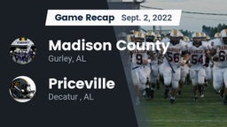 Recap: Madison County  vs. Priceville  2022