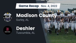 Recap: Madison County  vs. Deshler  2022