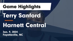Terry Sanford  vs Harnett Central  Game Highlights - Jan. 9, 2024