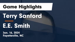 Terry Sanford  vs E.E. Smith  Game Highlights - Jan. 16, 2024