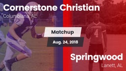 Matchup: Cornerstone Christia vs. Springwood  2018