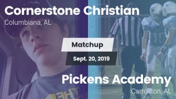 Matchup: Cornerstone Christia vs. Pickens Academy  2019