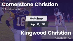 Matchup: Cornerstone Christia vs. Kingwood Christian  2019