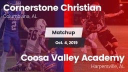 Matchup: Cornerstone Christia vs. Coosa Valley Academy  2019