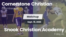 Matchup: Cornerstone Christia vs. Snook Christian Academy 2020