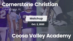 Matchup: Cornerstone Christia vs. Coosa Valley Academy 2020