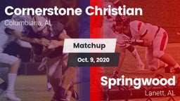 Matchup: Cornerstone Christia vs. Springwood  2020