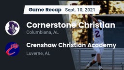 Recap: Cornerstone Christian  vs. Crenshaw Christian Academy  2021