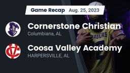 Recap: Cornerstone Christian  vs. Coosa Valley Academy 2023