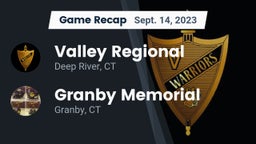 Recap: Valley Regional  vs. Granby Memorial  2023